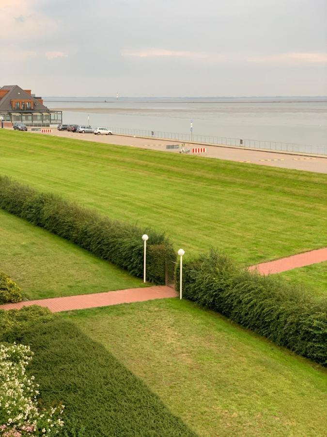 شقة Fewo Mit Meerblick - Direktzugang Zur Nordsee فيلهلمسهافن المظهر الخارجي الصورة