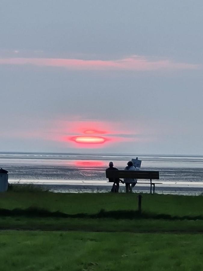شقة Fewo Mit Meerblick - Direktzugang Zur Nordsee فيلهلمسهافن المظهر الخارجي الصورة
