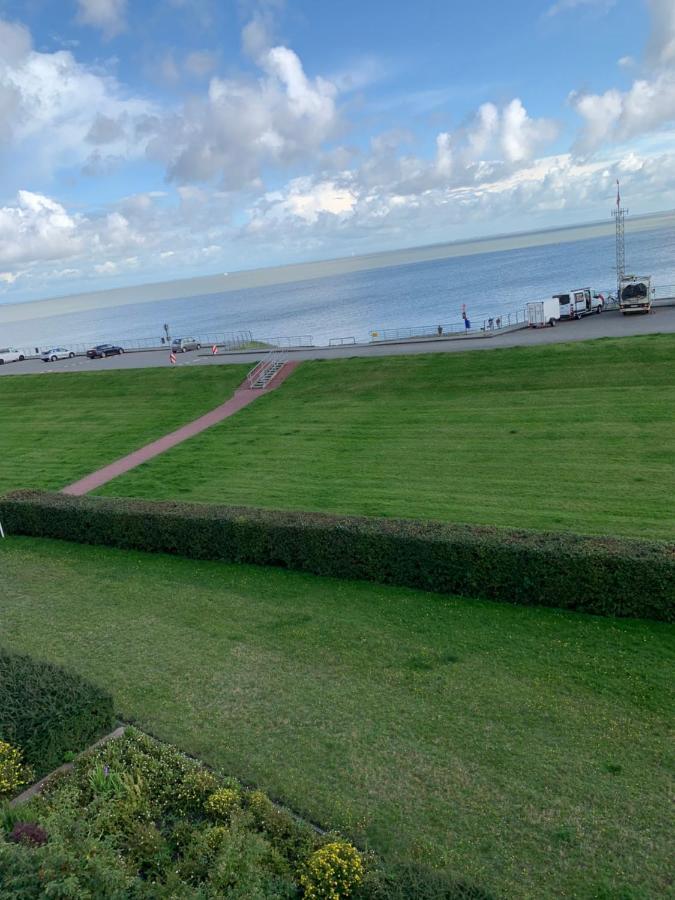 شقة Fewo Mit Meerblick - Direktzugang Zur Nordsee فيلهلمسهافن المظهر الخارجي الصورة