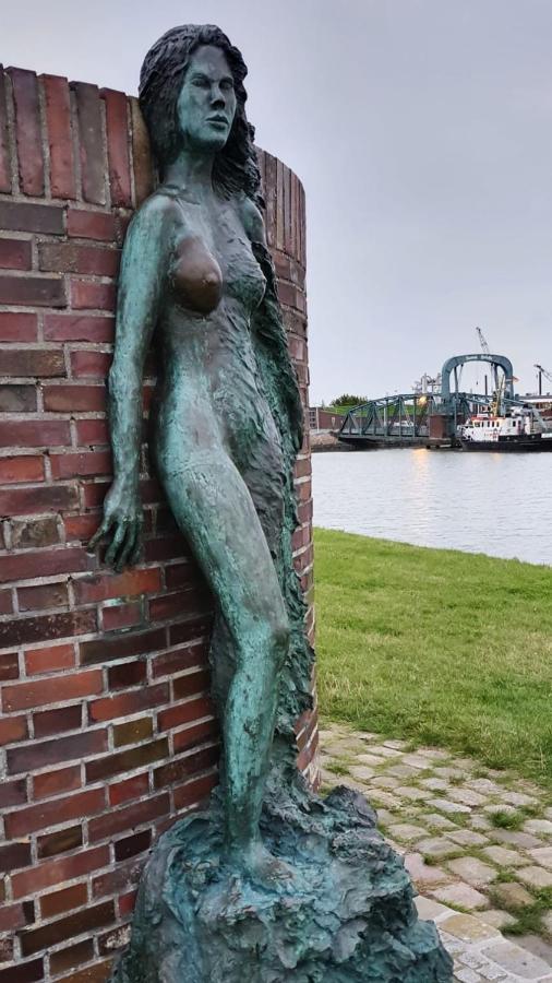 شقة Fewo Mit Meerblick - Direktzugang Zur Nordsee فيلهلمسهافن المظهر الخارجي الصورة